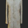 Ivory Golden Textured Sherwani Light Beige Embroidered Sherwani