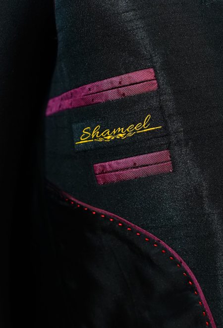 Black Embroidered Prince Coat Black Embroidered Prince Coat