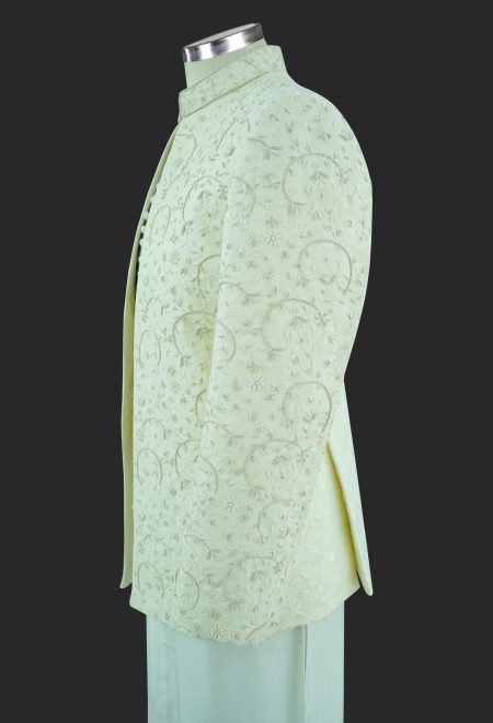 Off White Embroidered Prince Coat Off White Embroidered Prince Coat