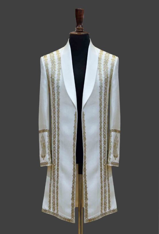 Top 5 White Sherwani Designs for Your Barat Day White Sherwani Designs