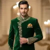 Prince Coat for Barat: Latest Designs You Can Buy Online Black Sherwani with Red Turban
