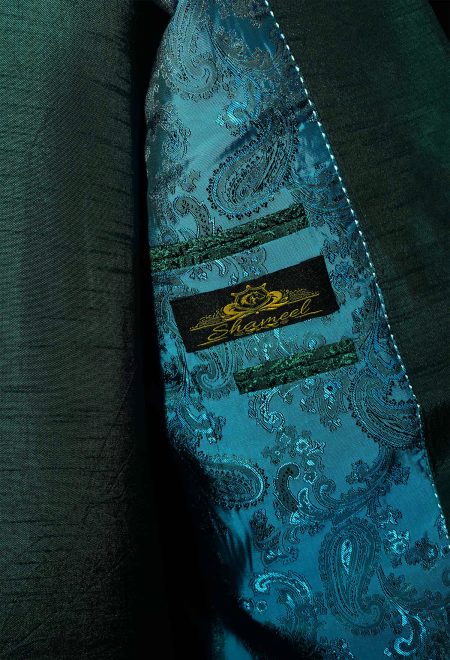 Deep Green Embroidered Prince Coat Deep Green Embroidered Prince Coat