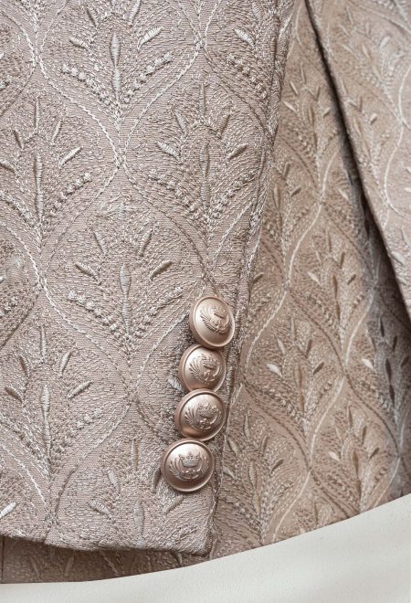 Warm Beige Embroidered Prince Coat Warm Beige Embroidered Prince Coat