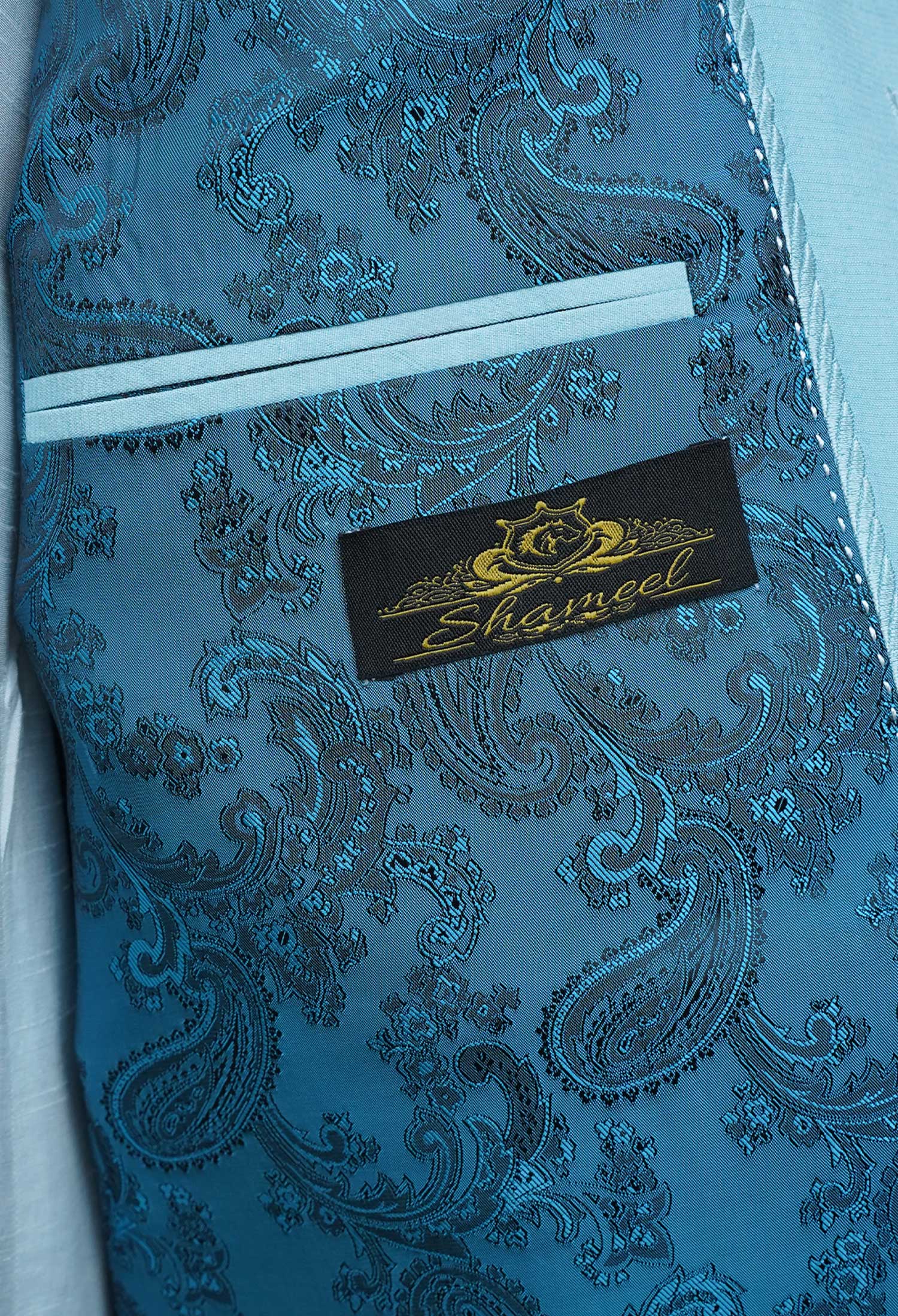 09-Sk-Social Pastel Blue Waistcoat Pastel Blue Waistcoat