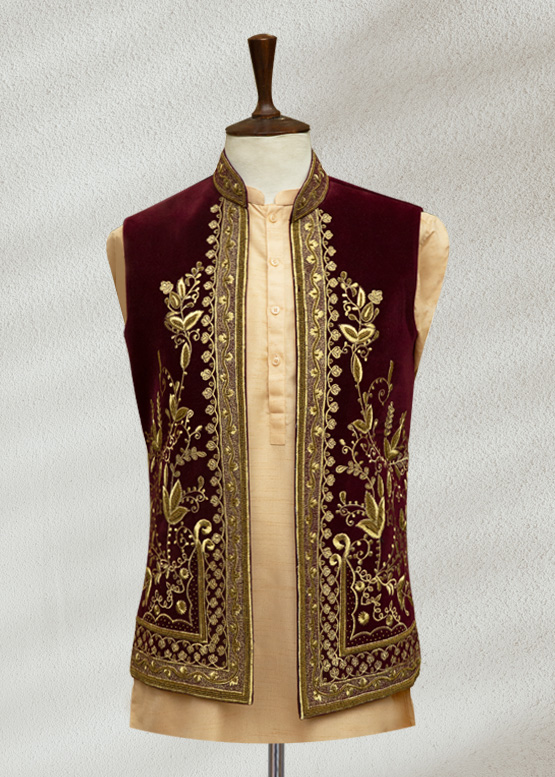 Waistcoat Design for Men: Styles by Shameel Khan Waistcoat Design for Men
