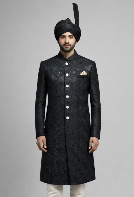 Casual Sherwani for Men: Styling Guide for Wedding Events Casual Sherwani