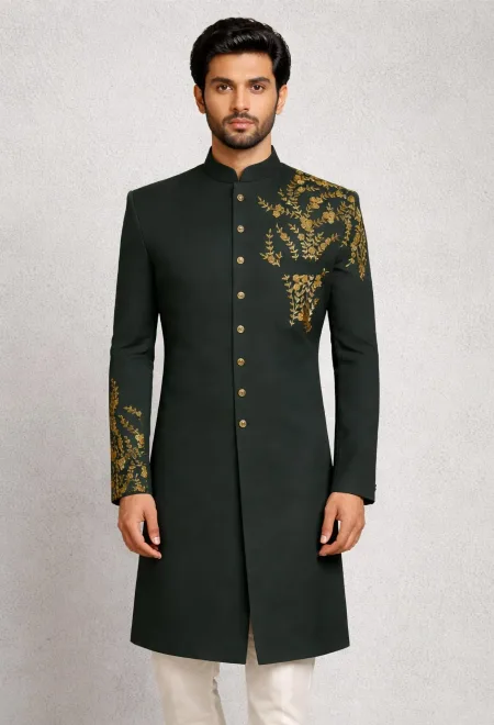Casual Sherwani for Men: Styling Guide for Wedding Events Casual Sherwani