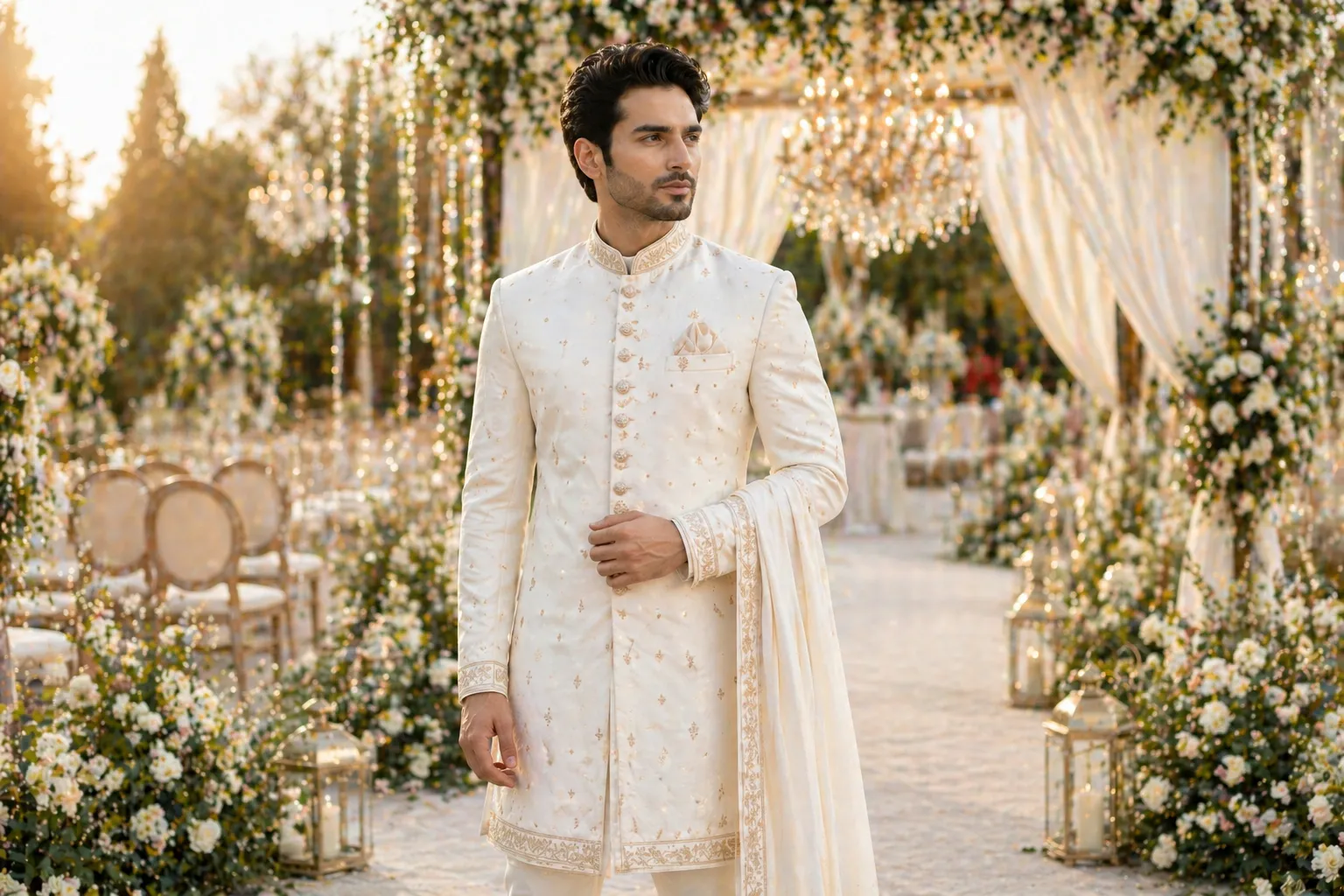 Sherwani Buying Guide: How to Choose the Perfect Sherwani for Your Wedding Sherwani Buying Guide