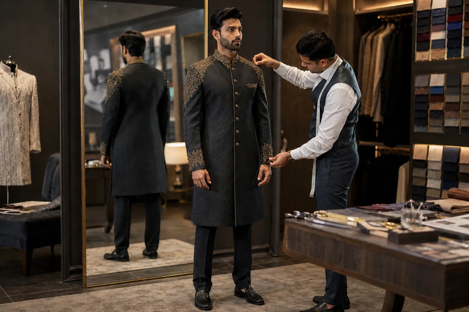 Sherwani For Wedding Reception: How To Style It Sherwani For Wedding Reception Sherwani for Wedding Reception: How to Style It Sherwani for Wedding Reception