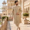 Sherwani for Wedding Reception: How to Style It Sherwani with Dupatta