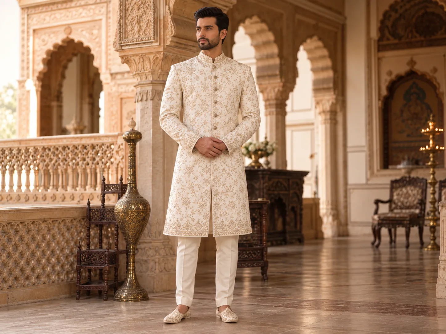 Royal Sherwani Styles for Groom: Designs, Colors & Latest Wedding Trends Sherwani Styles for Groom