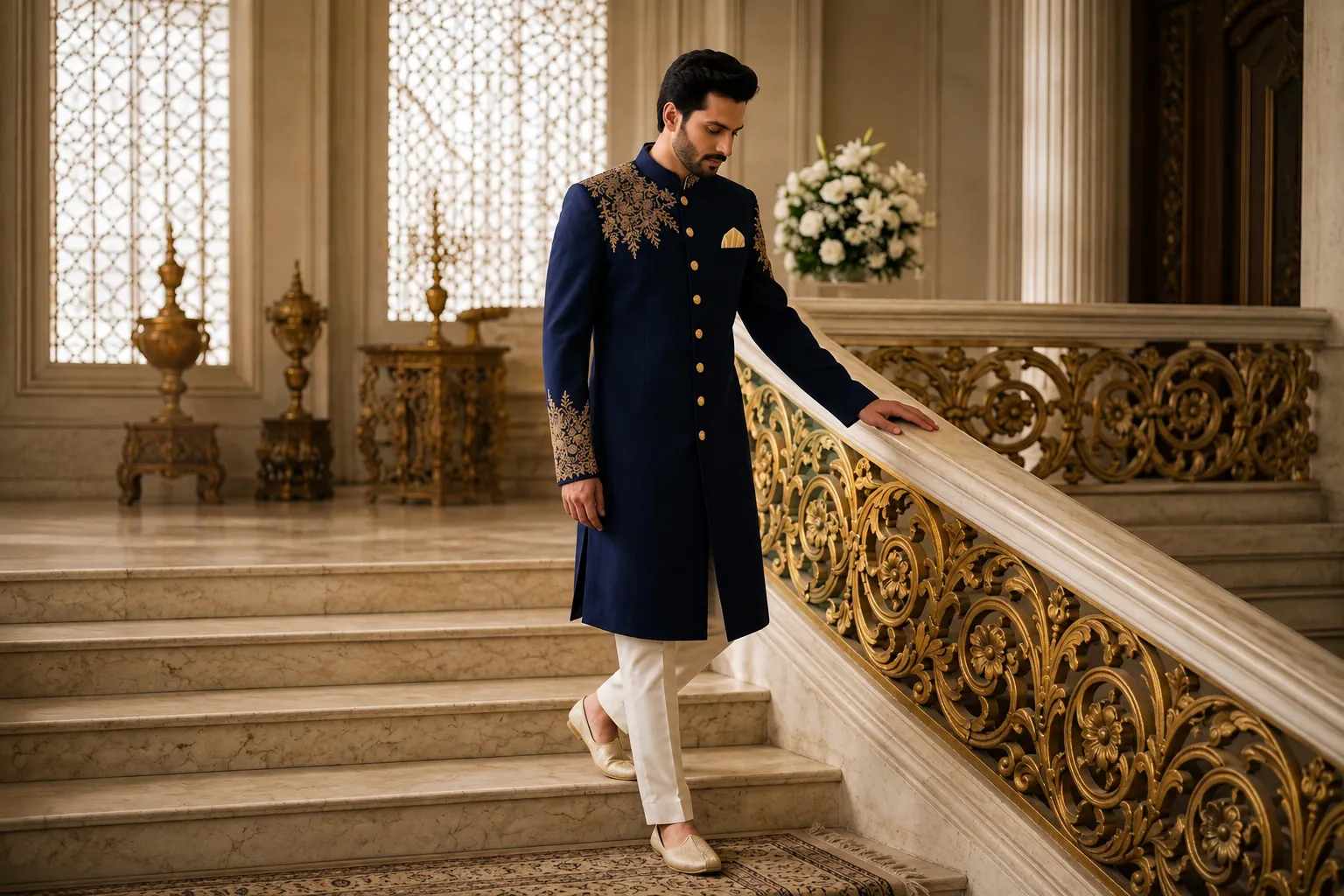 Royal Sherwani Styles for Groom: Designs, Colors & Latest Wedding Trends Sherwani Styles for Groom