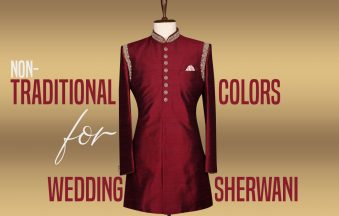 Non-Traditional Colors for Wedding Sherwani